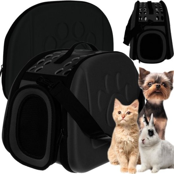 Transporter - hunde/katte taske - sort