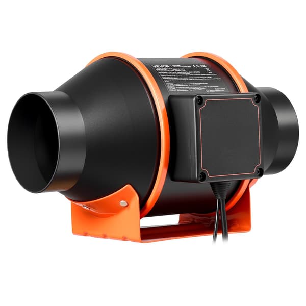 Inline-kanalventilator 4 tommer, 205 CFM EC-motor, app-styring