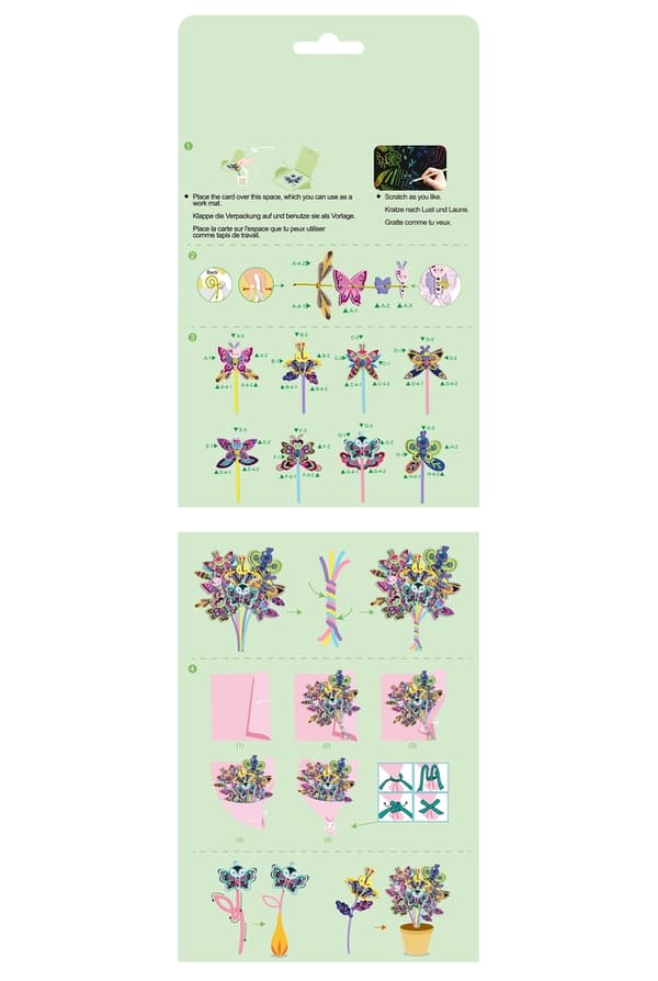 Avenir Scratch Butterfly Bouquet