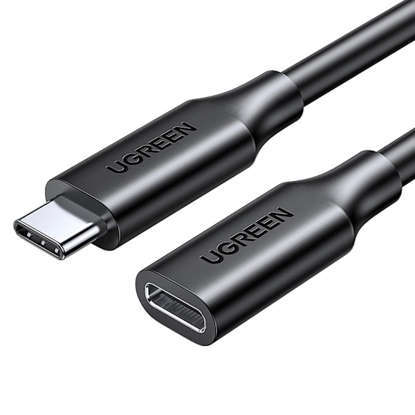 Ugreen kabelförlängningsadapter USB-C (hane) till USB-C (hona) 100W, 10Gb/s, 1m