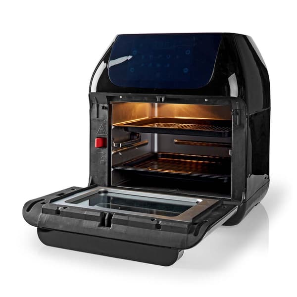 Hot Air Fryer | 12 l | Timer: 60 min | Antal forudindstillede programmer: 9 | Digital | Sort
