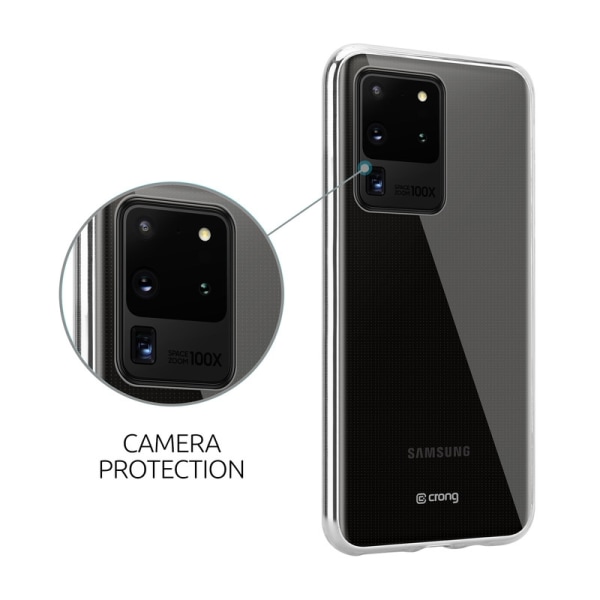 Crong Crystal Slim Cover - Skyddsfodral för Samsung Galaxy S20 U