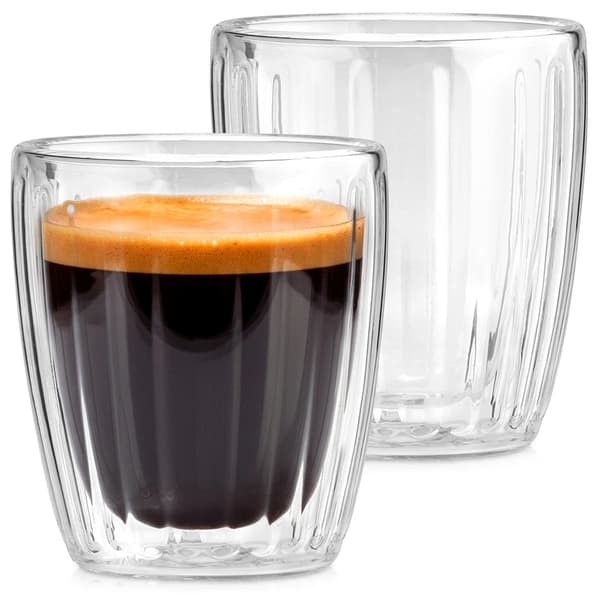 Kaksiseinäiset termosespressolasit, 120 ml, 2 kpl:n setti