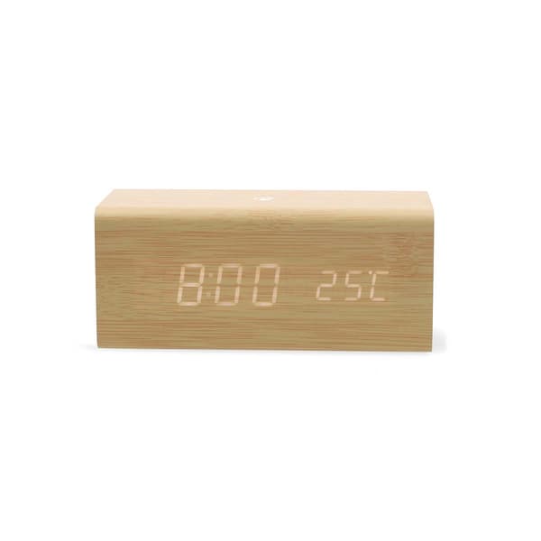 Digital vækkeurradio med LED-display og USB-C