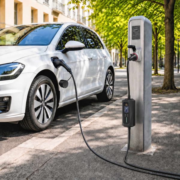 11kW Typ 2 elbilsladdare, 8m kabel, justerbar effekt