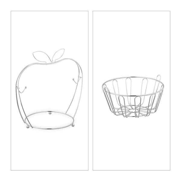 Fruktskål "Apple" av metall