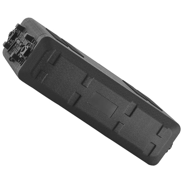 2U rackmonteret flightcase, 260 mm dybde, mikrofonopbevaring