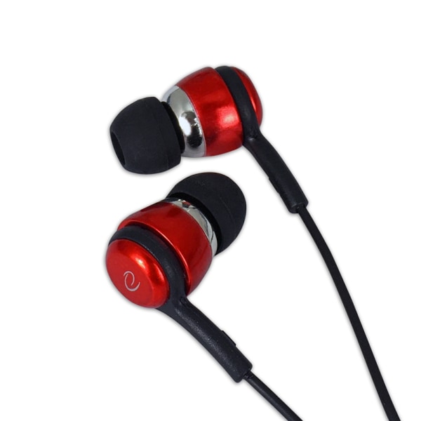 Esperanza-kuulokkeet mikrofonilla Eh192K musta/punainen