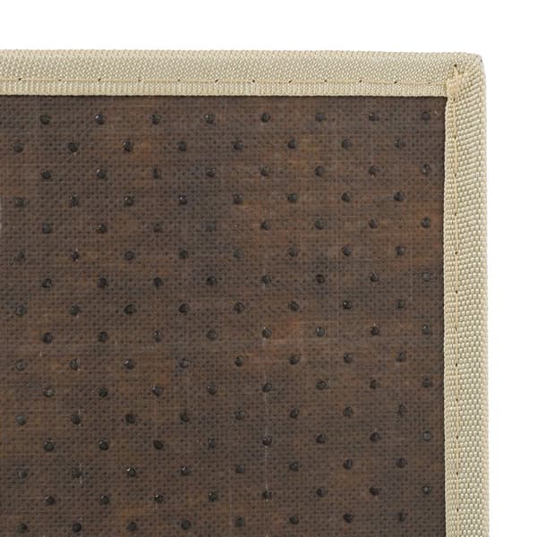 Bambu Polyester bordstabletter Set om 6 med underlägg
