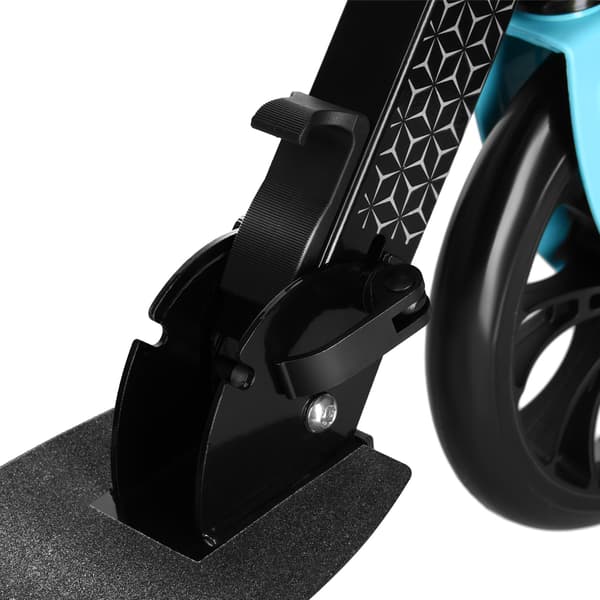 Sort sparkescooter, foldbar, letvægtsdesign