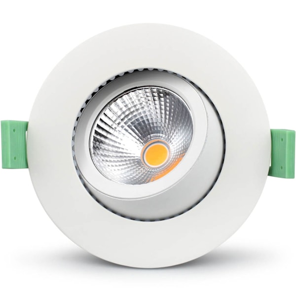 Lisa Dæmpbar forsænket downlight 3000K 600lm IP65 1-pak Hvid