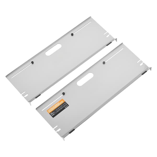 Hjulinställningsplattor, 2-pack, rostfritt stål