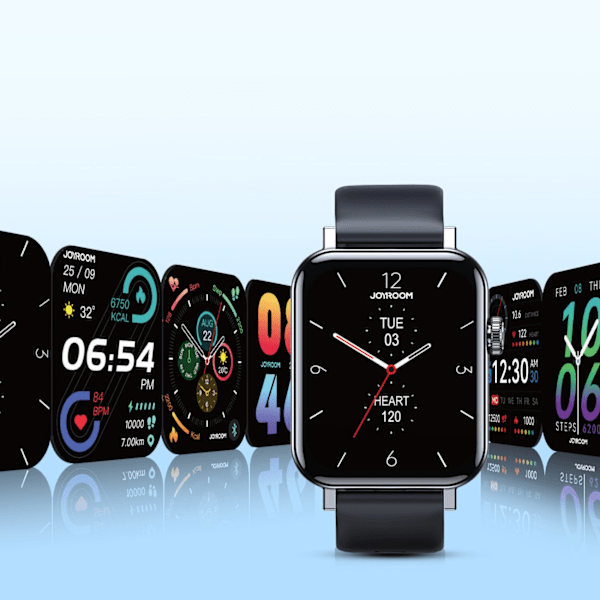 JR-FT5 Fit-Life Series Smartwatch med Opkaldsbesvarelsesfunktion - Sort