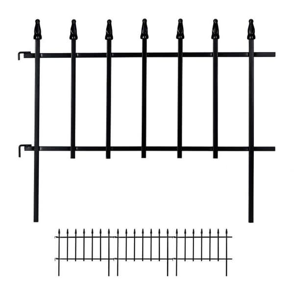 Blomsäng staket 4 delar set