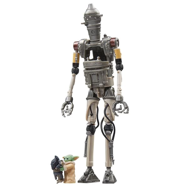 Mandalorian IG-12 Grogu & Anzellan figuuri, 9,5 cm pitkä