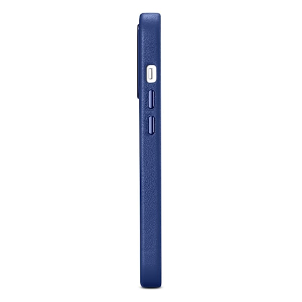 Fodral i naturligt läder till iPhone 14 Pro Max MagSafe Fodral Läder ljusblått