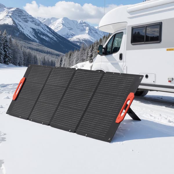 150W vikbar monokristallin solpanel, IP67, MC4
