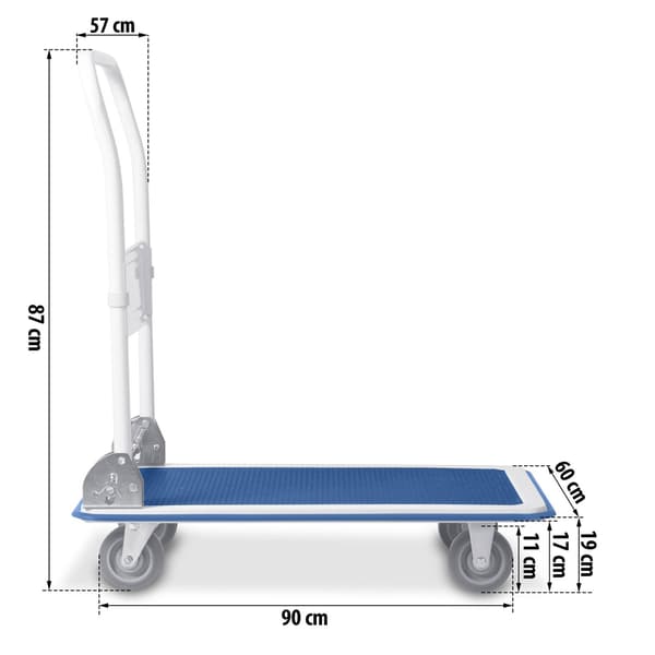 Handtruck HM-506 Vit/Blå
