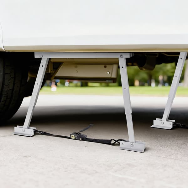 RV-stabilisatorstang, kofangermontering, 2-pak, justerbar 30-71 cm