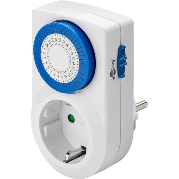 Goobay Switch klocka / Analog Timer 16A, 3500W - Vit