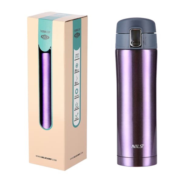 Thermal Cup, violetti, 10 oz, eristetty