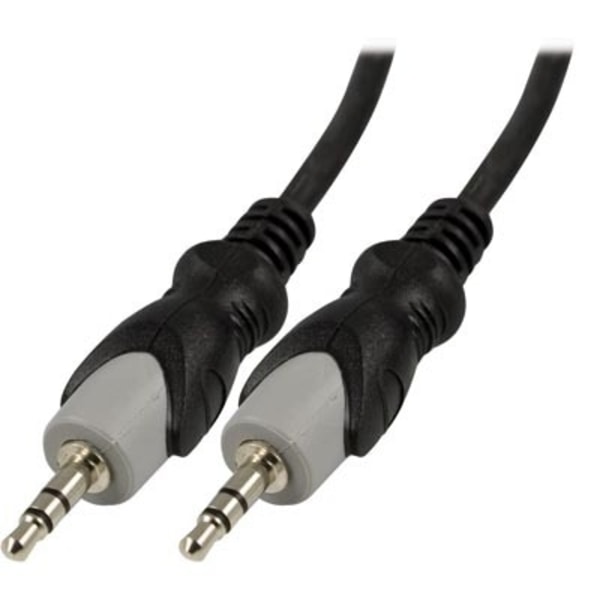 DELTACO 3,5mm uros - 3,5mm uros - audiokaapeli, 3 m