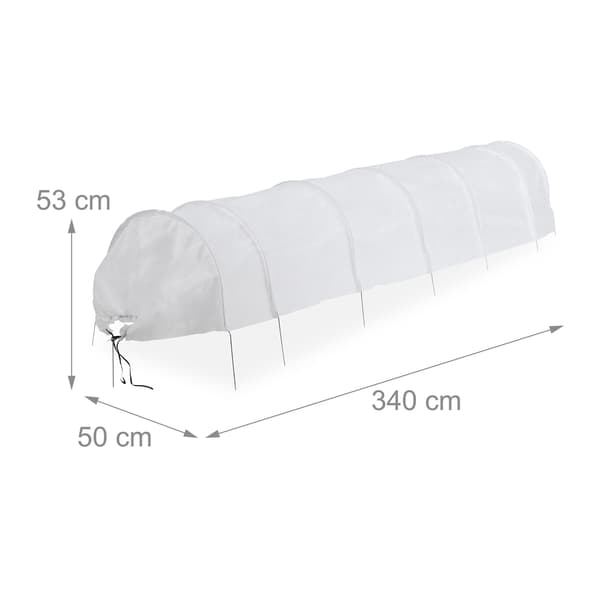 Planteringstunnel av fleece 3,4 m