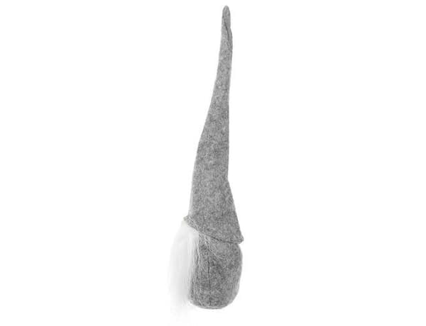 En grå stående nisse