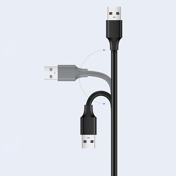 USB 2.0 forlængerkabel 480Mb/s 3m sort