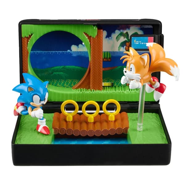 Sonic The Hedgehog 2 Mega Drive Diorama -figuurinäyttö