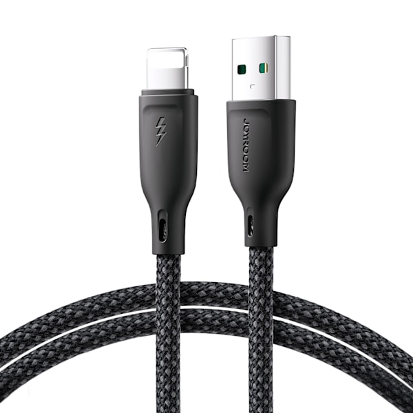 iPhone Multi-Color Series USB-A kaapeli - Lightning 3A 1m musta