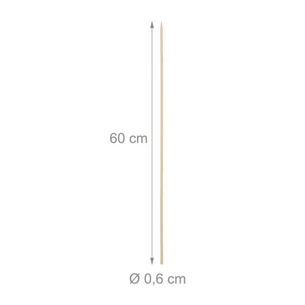 Blomsterpinde 60 cm i sæt af 50 stk
