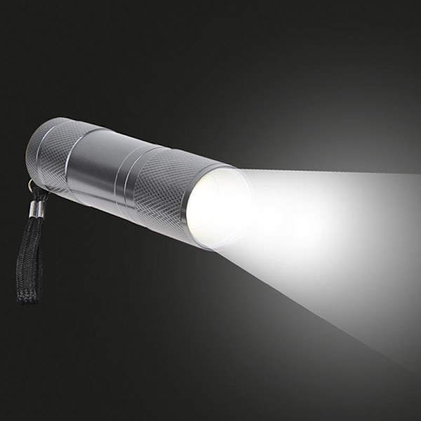 Lommelygte COB LED i aluminium
