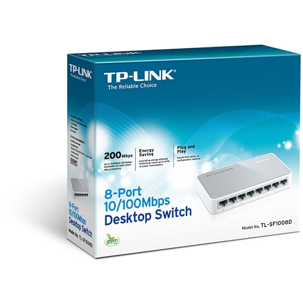 TP-LINK TL-SF1008D - 8-portars switch
