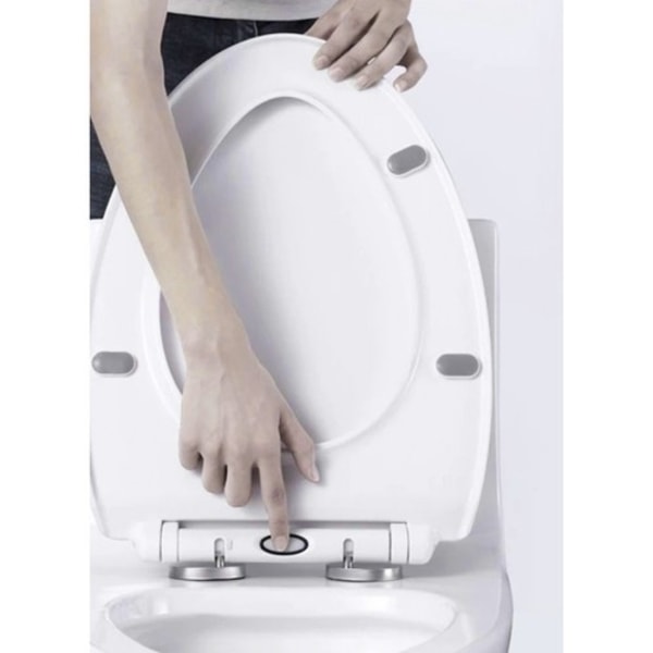 Pehmeästi sulkeutuva wc-istuin Ruhhy 24547