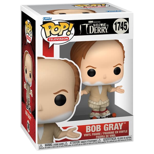 Derry Bob Grey Figur - Samlerbart gyserlegetøj, 7 tommer høj