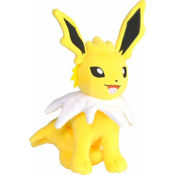 Jolteon plyslegetøj 21 cm - Blødt, kælent, perfekt til samlere