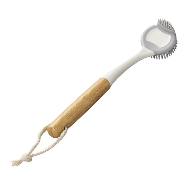 Diskborste silikon 30,5 cm Ø6 cm bambu