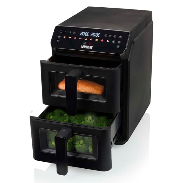 Airfryer med dubbla korgar, 2x5L, 3000W