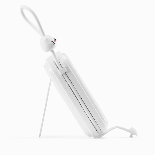 Powerbank jalustalla, USB-C-kaapelilla ja iPhone Lightning Cutie Series 10000mAh 22,5W valkoinen