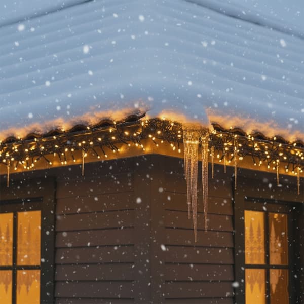 LED julelys, 14,6 m, 2016 varme hvide pærer