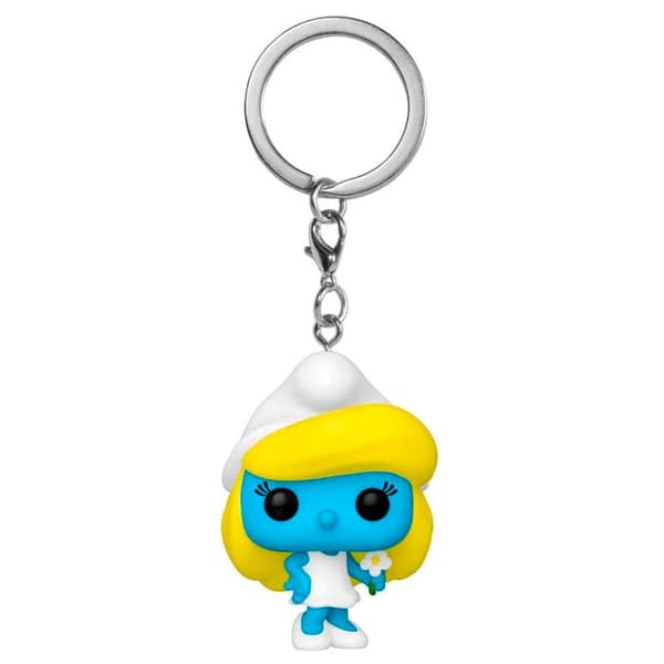 Smurfette Pocket POP nøglering – samlerfigur til fans