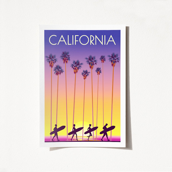 Plakat A3 Californien - 2003