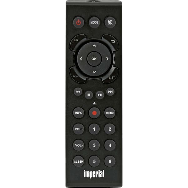 Allt-i-ett HiFi-system med CD-spelare, Bluetooth, DAB+