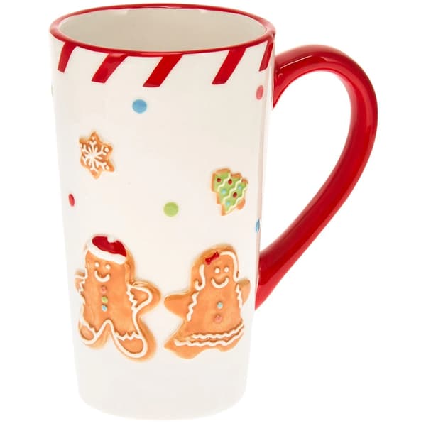 Keramisk julmugg, pepparkaksgubbe, 570 ml