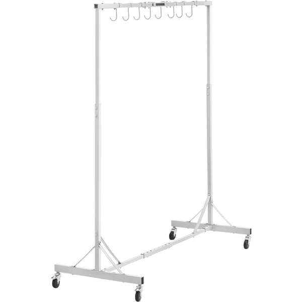 Tørrestativ til bilmaling, 1,5-2,1 m, 30 kg, 8 kroge