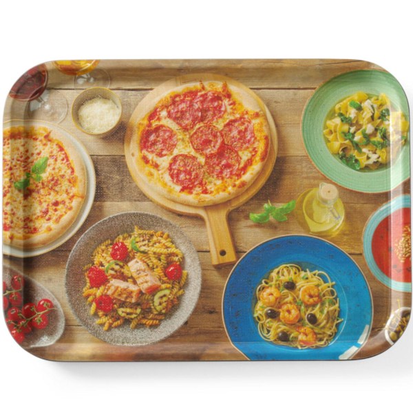 Halkskyddsbricka för servering av smakrik pizzapasta 330 x 430 mm - Hendi 508015