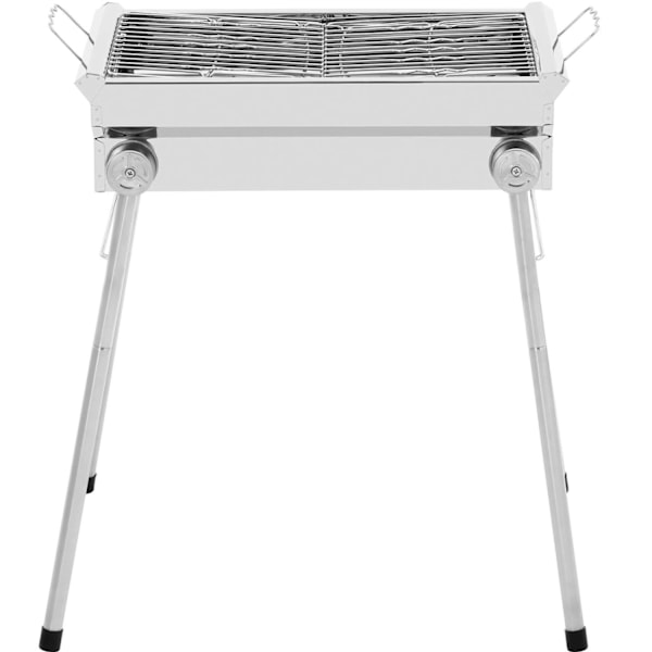 Kokoontaittuva hiiligrilli ritilällä 43 x 25 cm