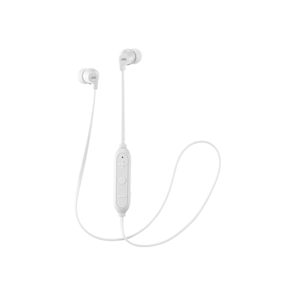 JVC HA-FX21BT - Hörlurar med mikrofon - inuti örat - Bluetooth - trådlös - vit