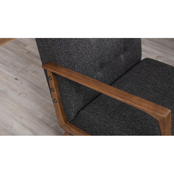 Wing Chair Kemer - Mørkegrå